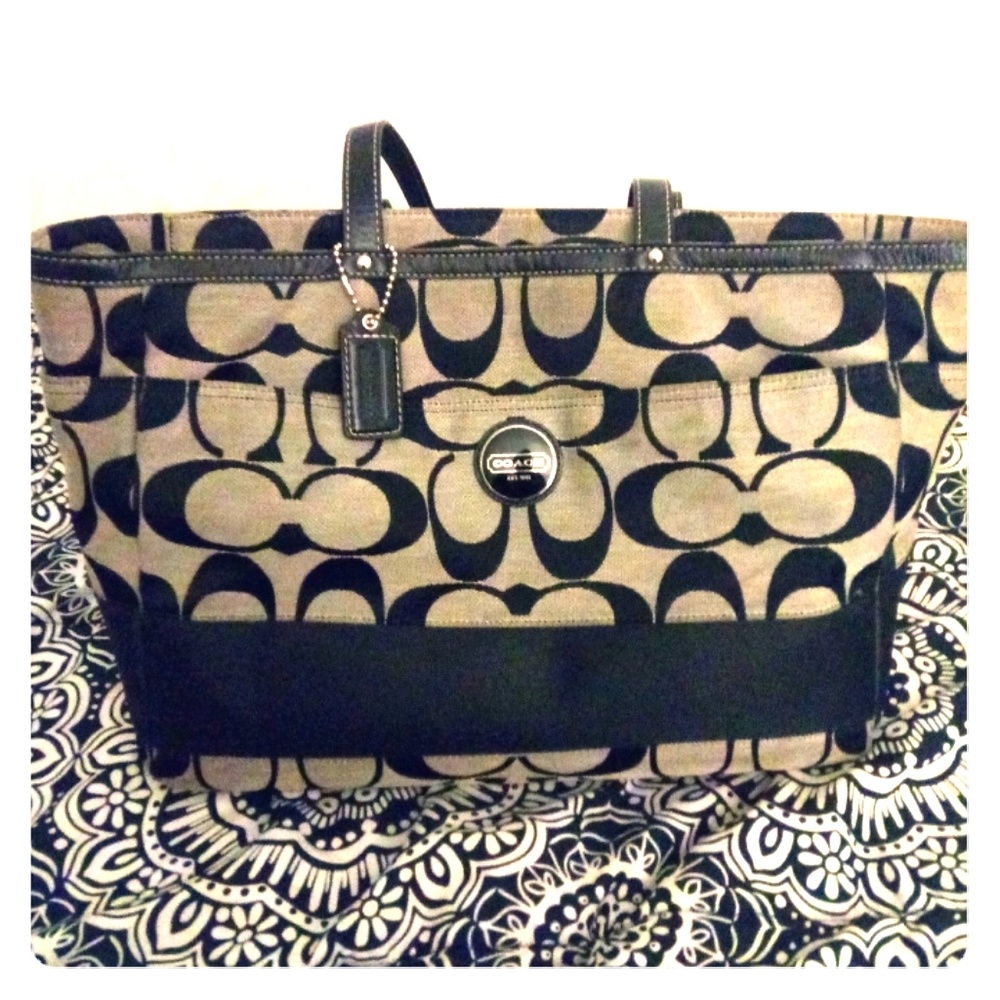 Coach diaper bag/tote